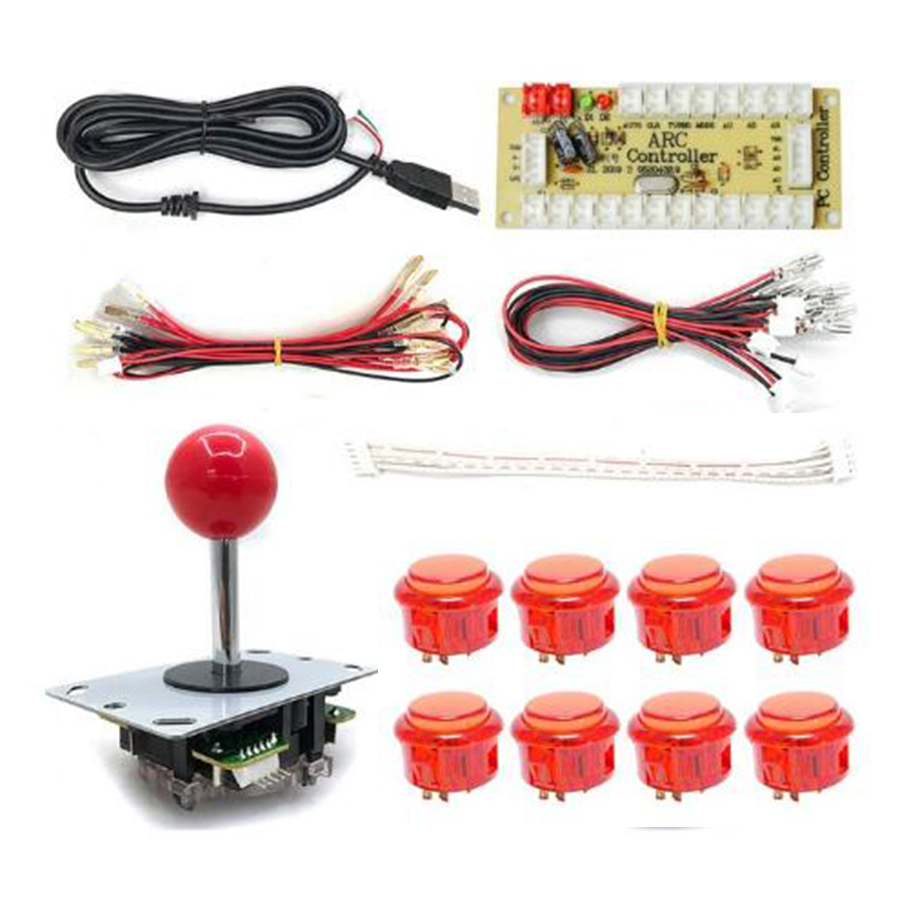 Arcade Vibes - ชุดคิท DIY คอนโซลเกมอาร์เคด SANWA จอยสติ๊ก 8