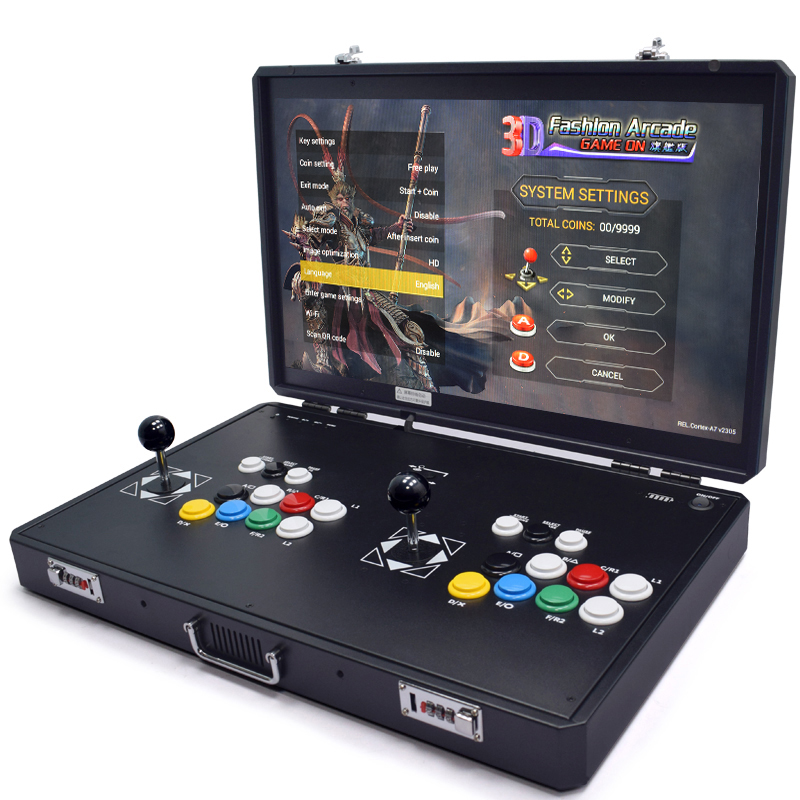 Trackball Controller Arcade - PANDORA H3 24นิ้วจอแอลซีดีคอนโซลอาเขต, 23000เกม, บอร์ดผู้เล่น PCB