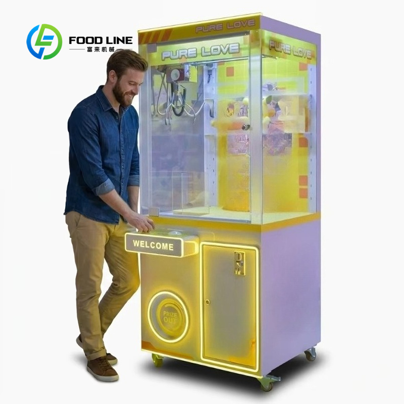 Arcade Vending & Laundry - เครื่องคีบตุ๊กตาอัตโนมัติแบบกำหนดเอง ใช้เหรียญ ตู้เกมอาร์เคดโลหะ เครื่องคีบตุ๊กตา