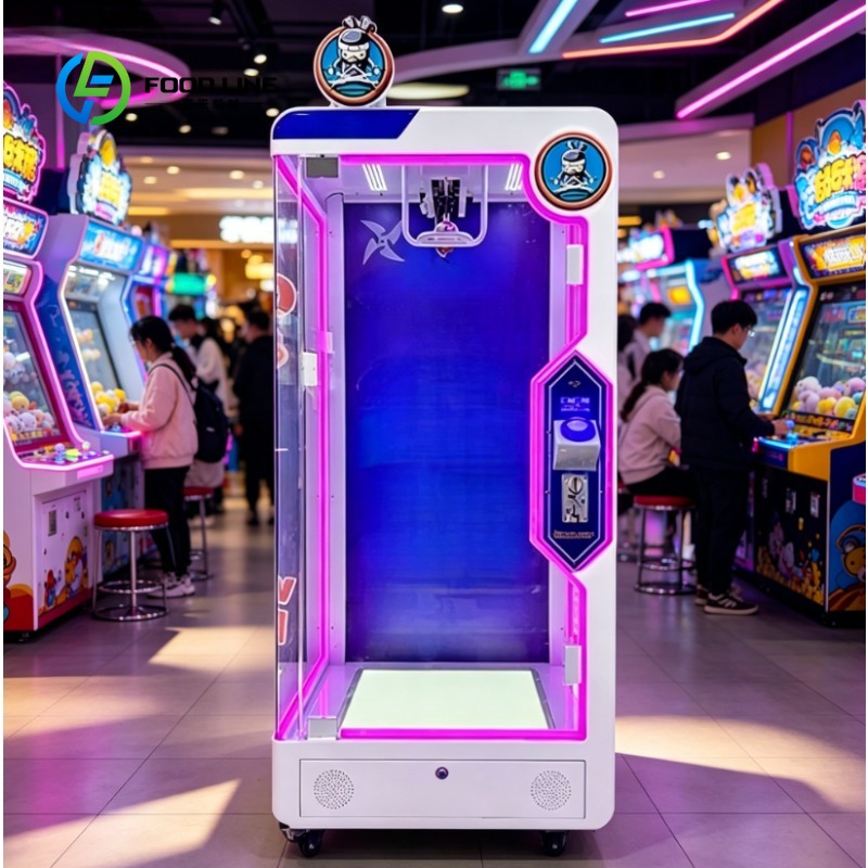 Arcade Toy Vending Machine - เครื่องตัดกระดาษรูปกรรไกรแบบหยอดเหรียญสำหรับเล่นคนเดียว, เครื่องเกมอาร์เคดแจกของรางวัลตุ๊กตาขนาดใหญ่สำหรับขาย