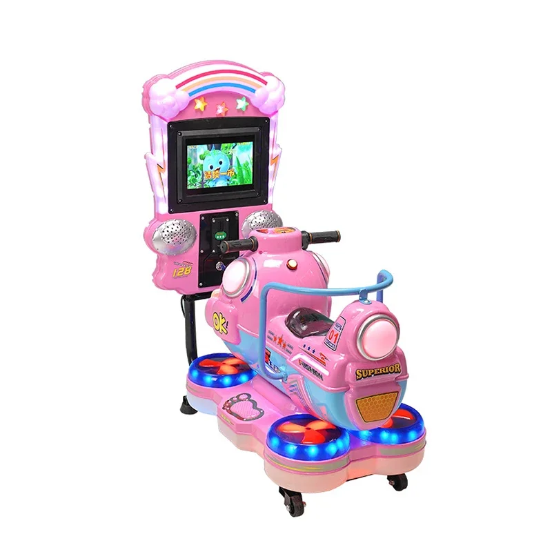 Coin Operated Kiddie Ride - 2024 MP5 หน้าจอเกมหยอดเหรียญสําหรับเด็กรถโยกเครื่องสนุก Kiddie Ride