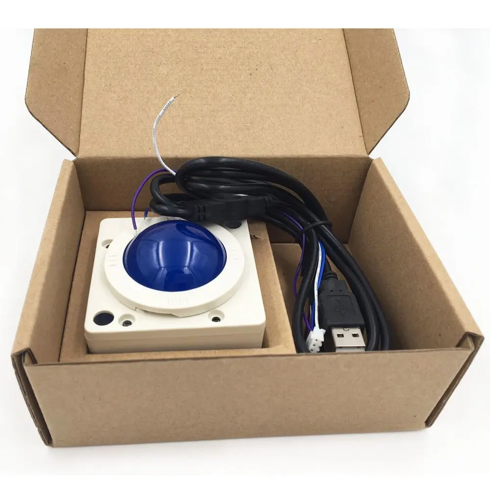 Trackball Controller Arcade - เมาส์แทร็กบอลอาร์เคด USB ขนาด 2 นิ้ว สำหรับเครื่องเกม