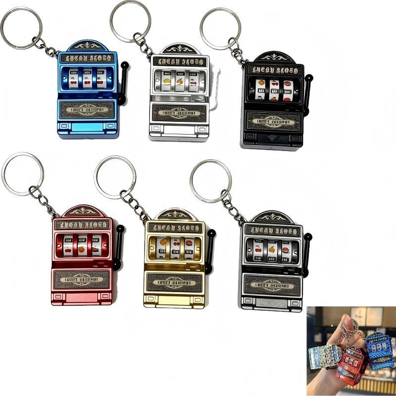 【F】พวงกุญแจเครื่องสล็อตขนาดเล็ - Arcade Game Jackpot บทวิจารณ์และราคา