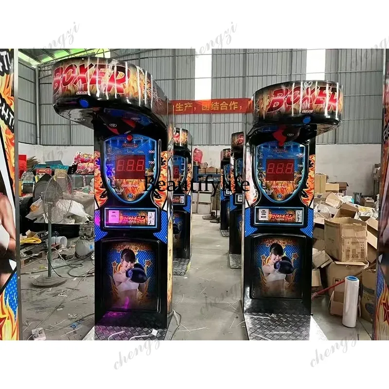 เครื่องเกมส์ชกมวยในร่มแบบหยอดเ - Arcade Games & Vending Llc Photos บทวิจารณ์และราคา